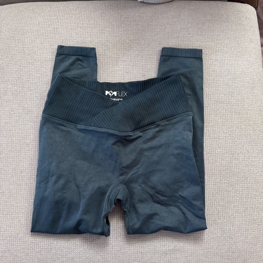 Popflex curve flex High-Waist green Leggings women large